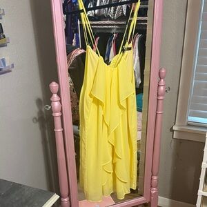 Yellow Mini Dress